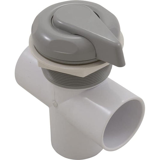 Custom Molded 25048-019-000 2"s 2 Port Lever Handle Diverter Valve - Gray