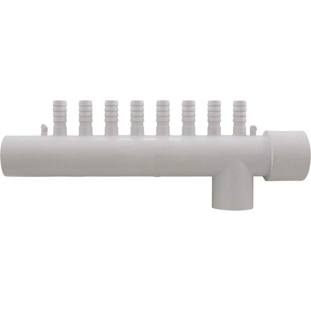 Custom Molded Products CMP Plumbing Manifold, 1in S x 1in SPG with 8 3/8in Barbs 21028-000-000
