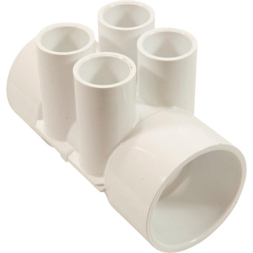 Waterway Plastics Manifold 2" S X 2" S X (4) 3/4" Slip Ports