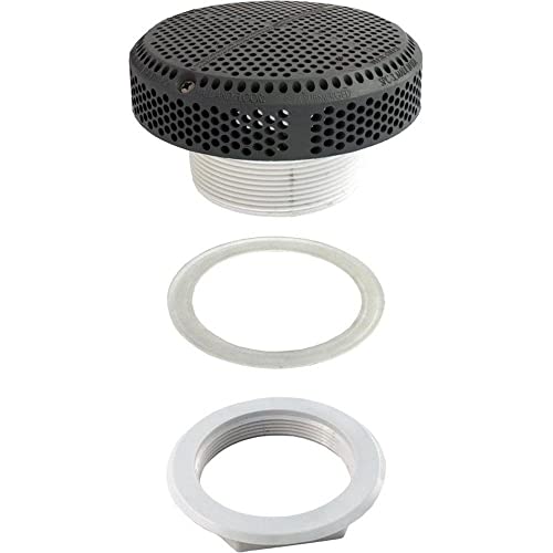 Waterway 640-3587 V 640-3587V 180 GPM Super Straight Hi-Flo Suction Assembly, 2 1/2", Gray