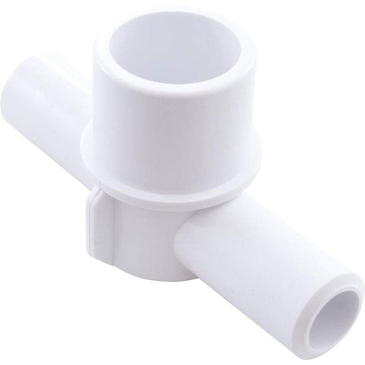 Waterway Plastics Barb Tee, 3/4" Smooth Barb x 3/4" Smooth Barb x 1" Spigot