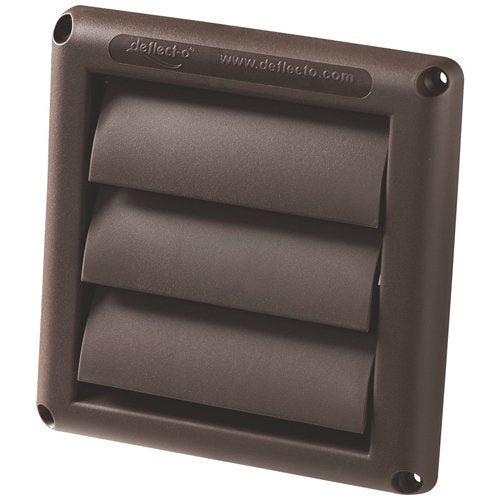 Deflecto Supurr-VentÂ® Louvered Vent Hood, 6", Brown