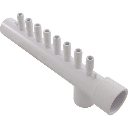 Custom Molded Products CMP Plumbing Manifold, 1in S x 1in SPG with 8 3/8in Barbs 21028-000-000