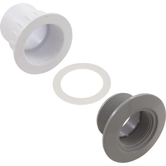 Custom Molded 25523-501-100 1.5" Fiberglass Wall Return Fitting & Gasket - Gray