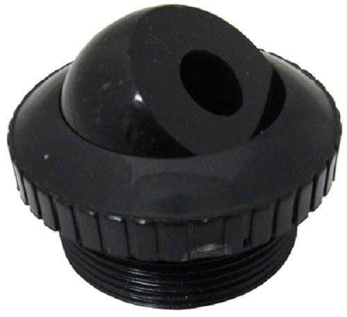 Custom Molded Products 25552-204 1.5" MPT Black Pool & Spa Eyeball Fitting with 1/2" Orifice