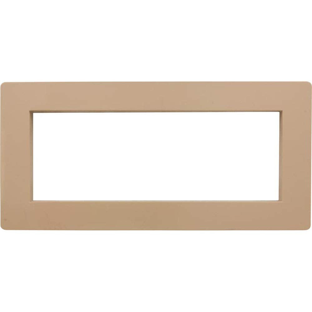 Custom Molded Products Wide Mouth Vinyl Pool Return Face Cover Tan