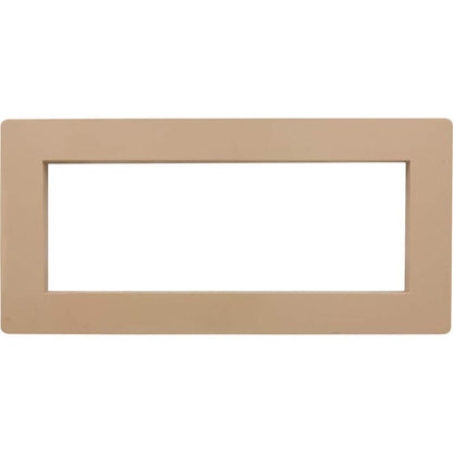Custom Molded Products Wide Mouth Vinyl Pool Return Face Cover Tan