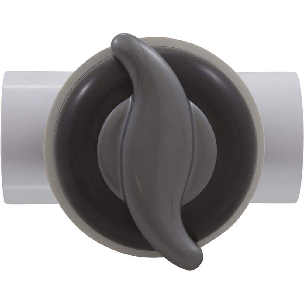 CMP Custom Molded Diverter Valve 3 Way 2in. Slip S Handle Graphite Gray-Silver 25043-107-000