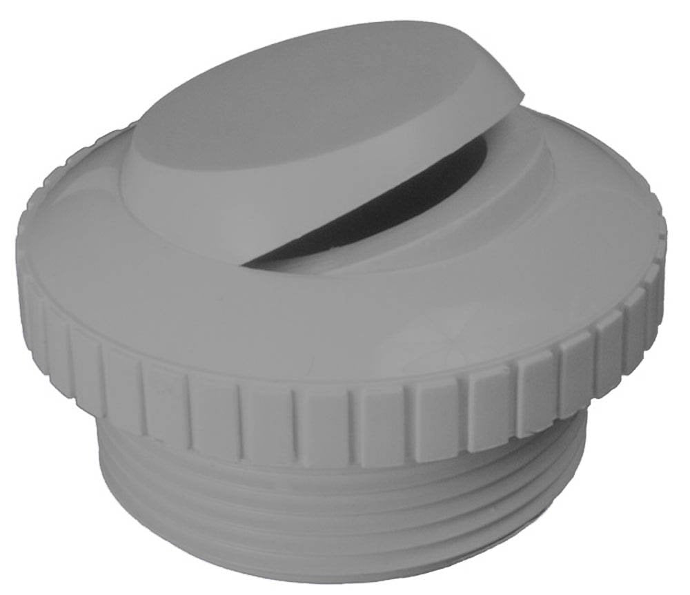 Custom Molded Products Dir Flow Outlet (1.5In Mip, Slottedted) Gray #25552-001-000