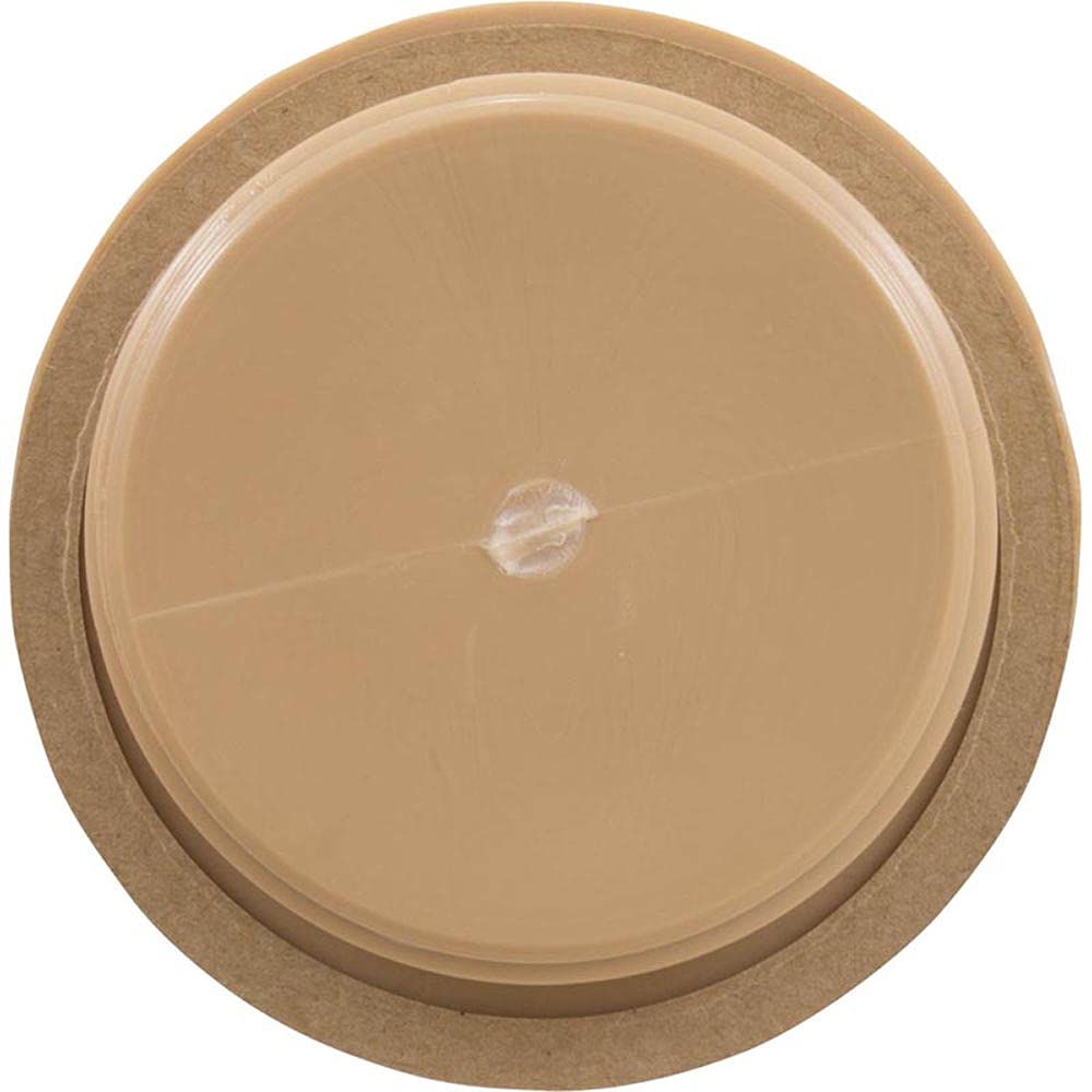 Custom Molded Products 1.5In Npt Flat Plug, Tan