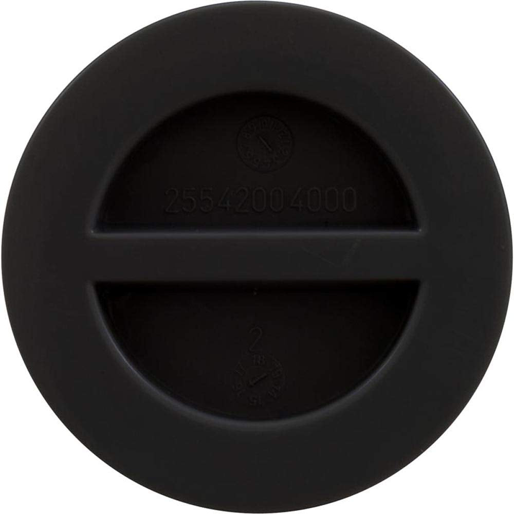 Custom Molded Products 1.5In Npt Flat Plug, Black