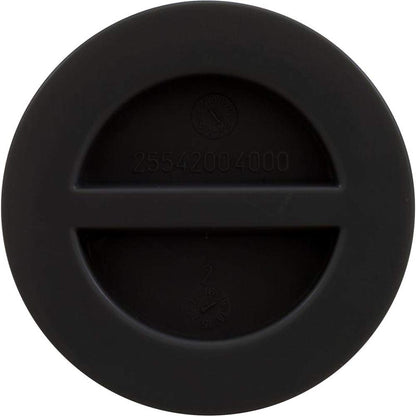 Custom Molded Products 1.5In Npt Flat Plug, Black