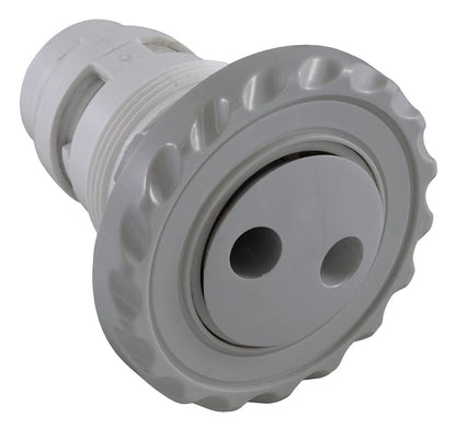 Custom Molded Products CMP 25591-231-000 Pulsator Scalloped Adjustable 3.5" Gunite Jet, Gray, Non-Tex