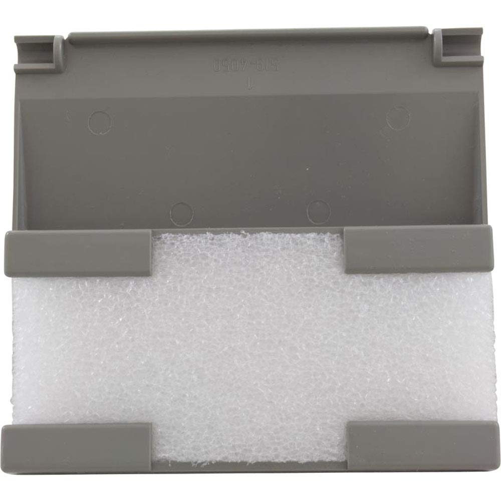 Weir, Waterway Front Access Skim Filter, Light Gray, w/Foam