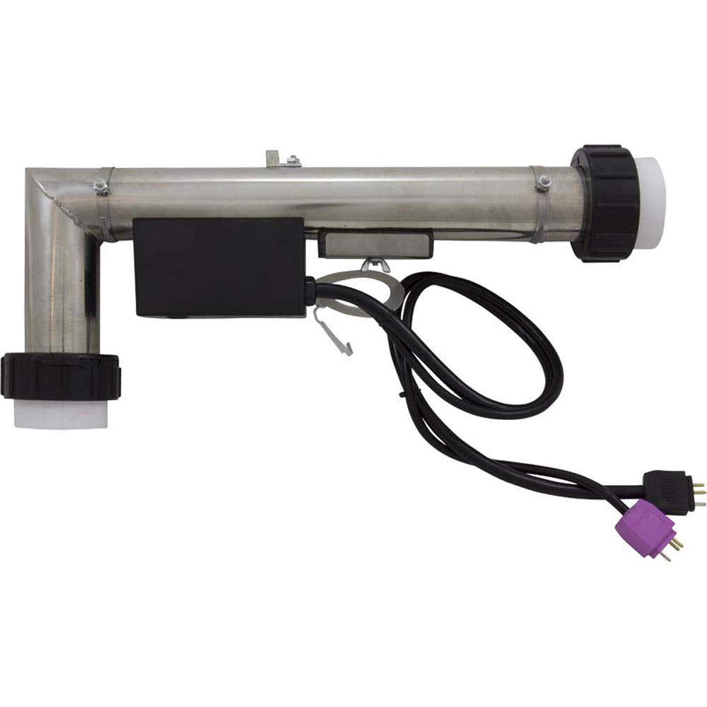 Hydro Quip Heater, L Shape, HQ PS Elec, 230v, 5.5kW, w/Short Cord, Slide