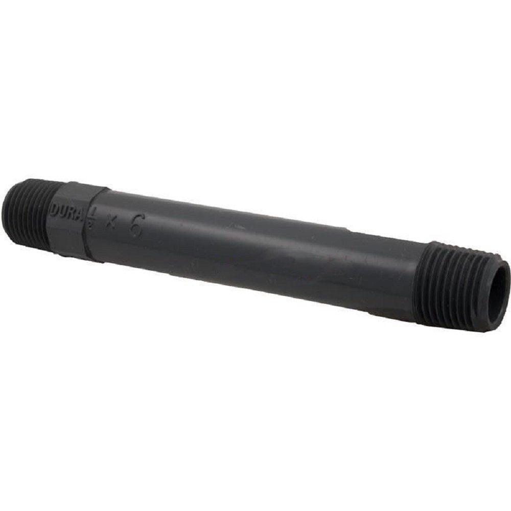 1/2" Pipe x 6" Length Threaded Pipe Nipple