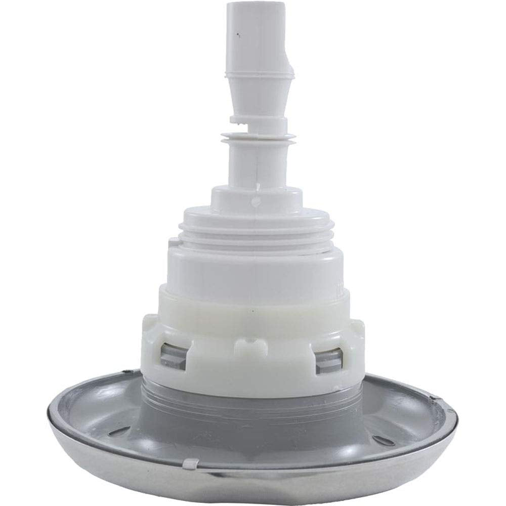 Waterway Plastics Jet Intl, WW Poly Storm, 4" fd, Dir, Scalloped, SS/Gry, THD