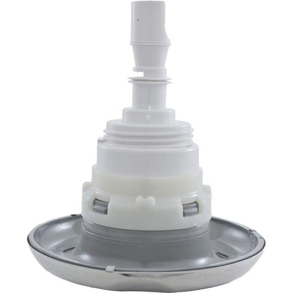 Waterway Plastics Jet Intl, WW Poly Storm, 4" fd, Dir, Scalloped, SS/Gry, THD