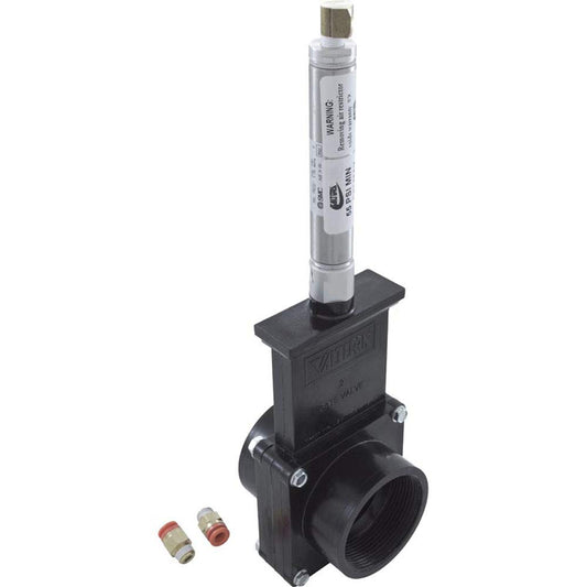 Gate Valve, 3 pc Pneumatic, Valterra, 2"FPT x 2"FPT, 40psi
