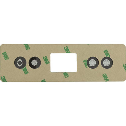 Gecko Overlay, Gecko in.k300, 4 Btn, P1, P2, Light, Temp 9916-101500