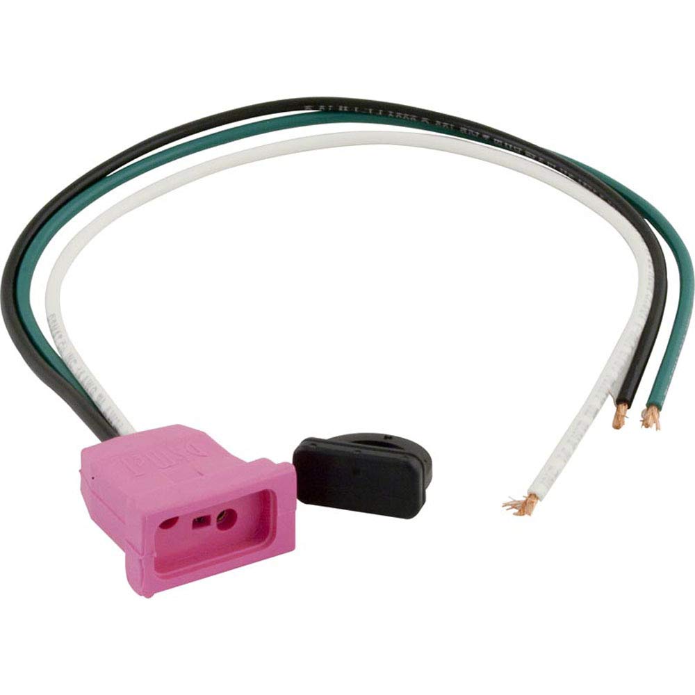Hydro-Quip Receptacle, H-Q, Pump 2, 1 Speed, Molded, Pink, 14/3 09-0024C-A