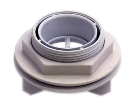 Custom 25200-000-450 2" s Suction Wall Fitting w/Nut & Screw