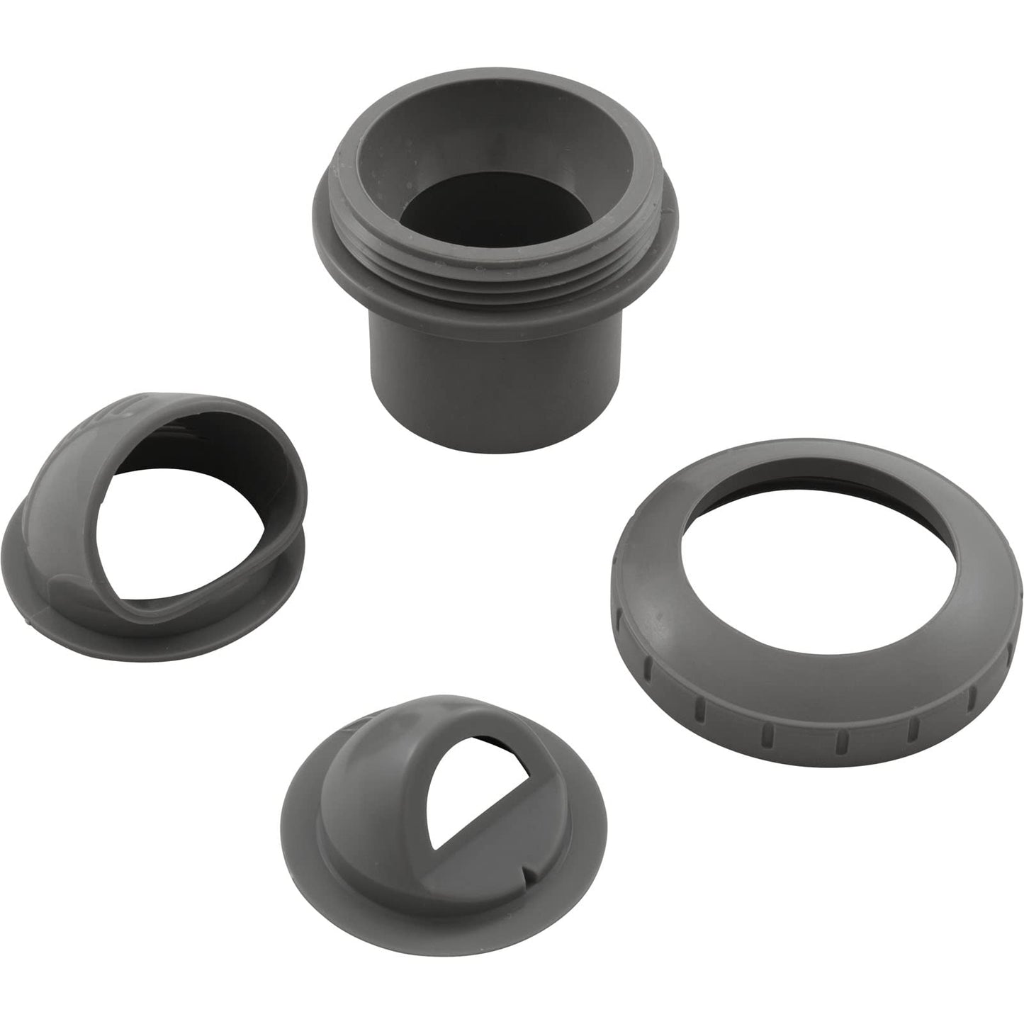 Inlet Fitting, Infusion Venturi, 1-1/2" Insider, Dark Gray