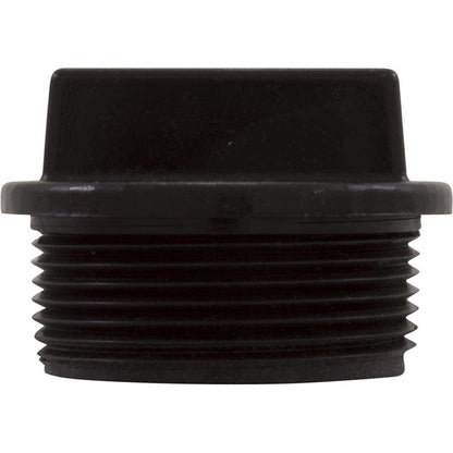 Waterway Plastics Universal Plug 1 1/2" Mpt W/O Ring Groove - Black