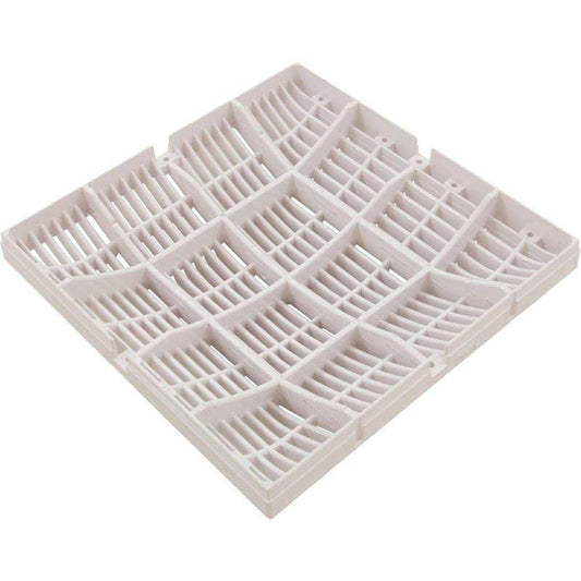 Waterway Plastics 642-4720 V Pool Grate, 12" x 12", White