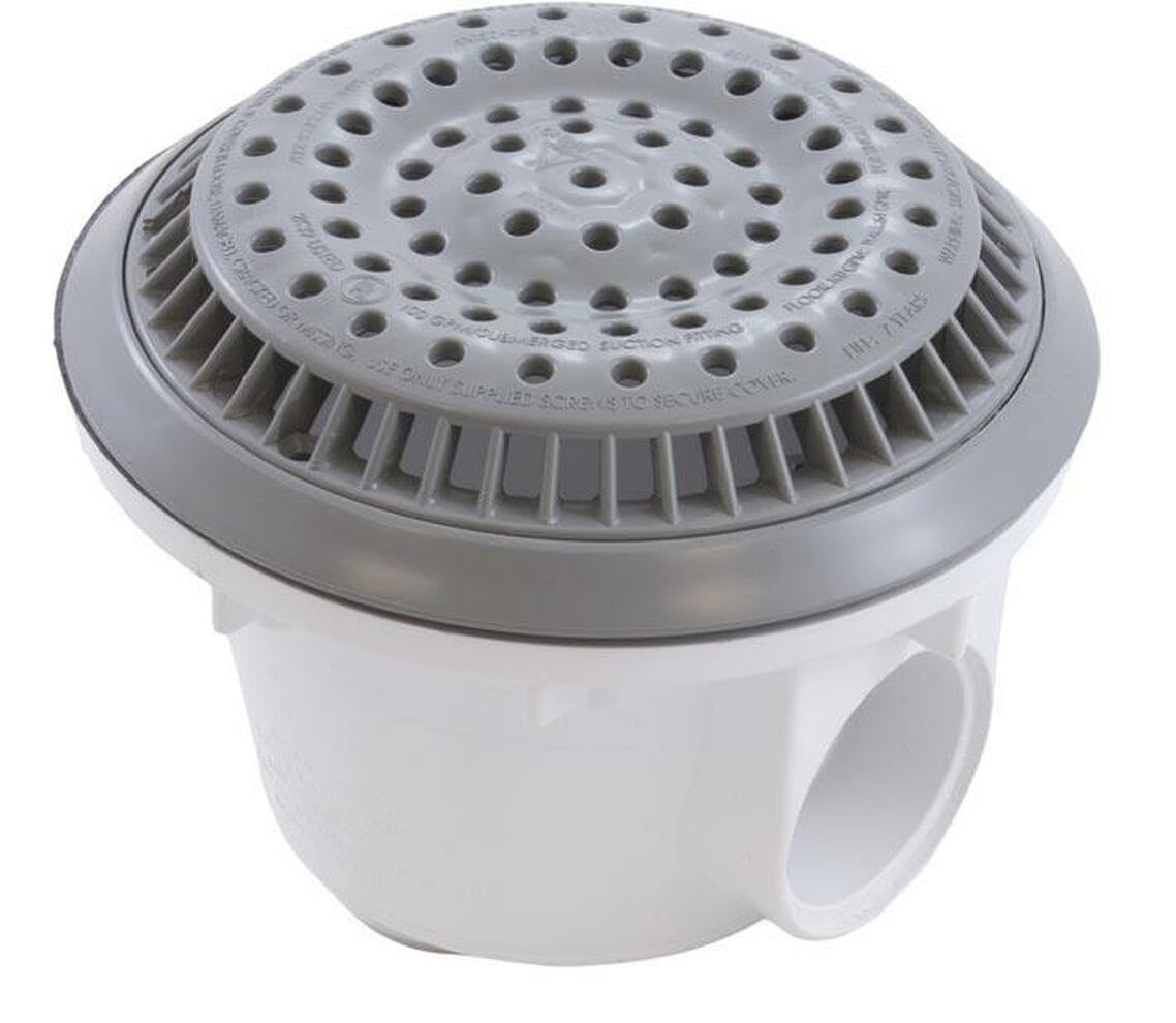 Waterway Plastics 640-2757V 640-2757 V 2" Socket Anti-Vortex, Gray