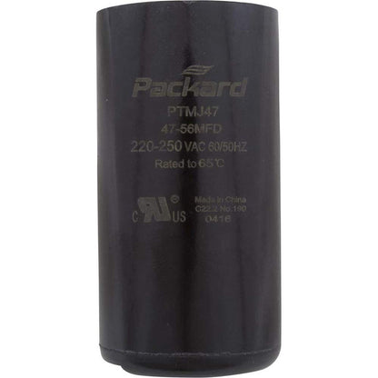 Pooltek Start Capacitor, 47-56 MFD, 220-250 VAC