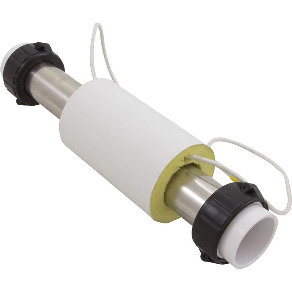 Hydro-Quip Heater,FloThru,CalSpa Repl, 15" x 2",230v,5.5kW,w/o Box,Gen2 26-2001-7S-K