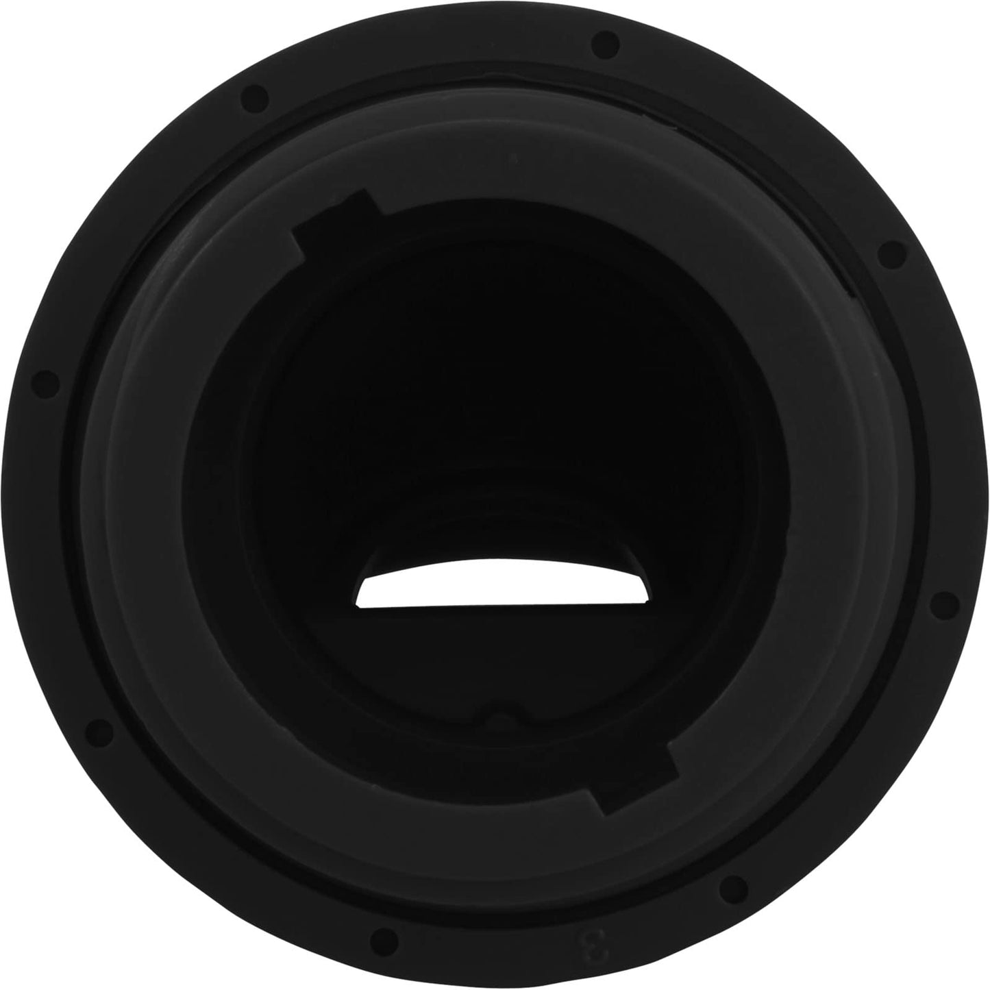 Inlet Fitting, Infusion Venturi, 1-1/2"mpt, Black