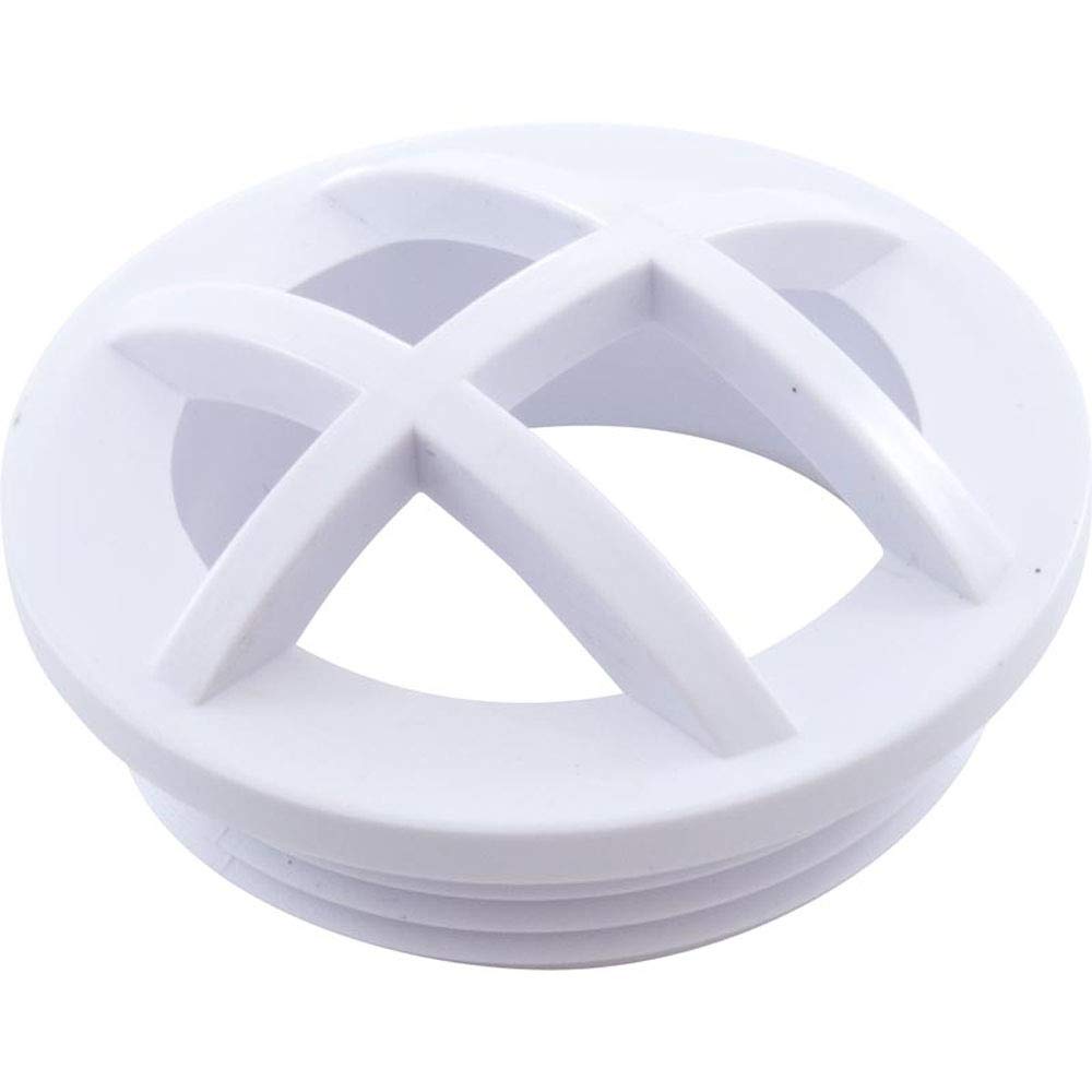 Custom Molded Products Grate, CMP Wall Fitting, 1-1/2" Male Pipe Thread, White