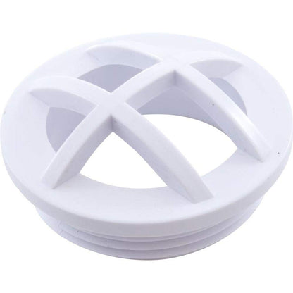 Custom Molded Products Grate, CMP Wall Fitting, 1-1/2" Male Pipe Thread, White