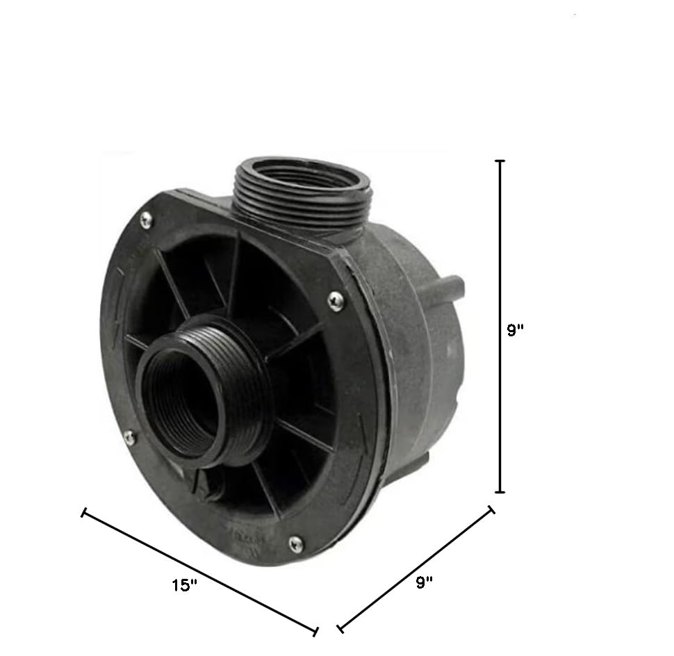 Waterway Plastics 310-1140 Wet End Center Discharge, 1.5 Horsepower