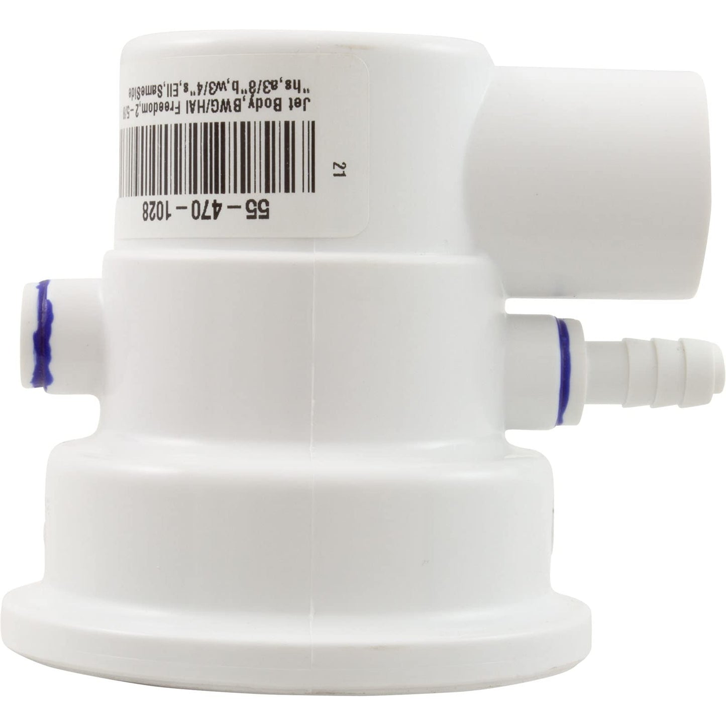 Jet Body, BWG/HAI Freedom, 2-5/8"hs, a3/8"b, w3/4"s, Ell, SameSide