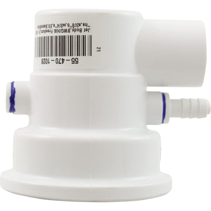 Jet Body, BWG/HAI Freedom, 2-5/8"hs, a3/8"b, w3/4"s, Ell, SameSide