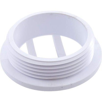 Custom Molded Products Grate, CMP Wall Fitting, 1-1/2" Male Pipe Thread, White