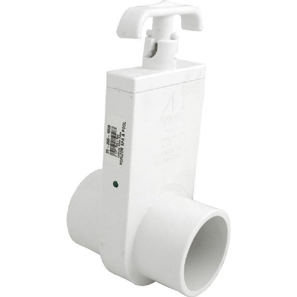 Magic Plastics 0402-25 Spa Uni body Gate Valve 2.5" Spigot X Spigot