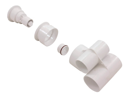Waterway Poly Storm Jet Tee Body Assembly White 229-1110