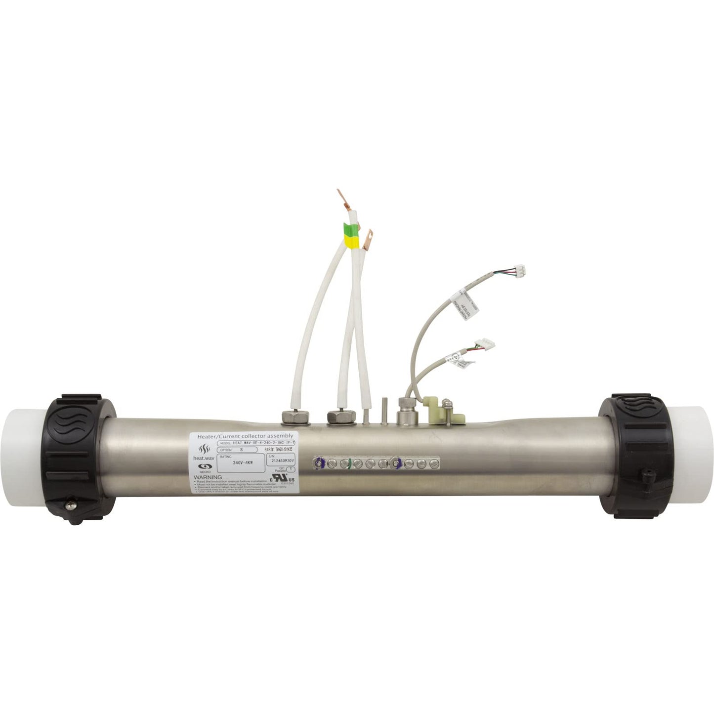 GECKO Heater Assembly 4.0kW, 230V, 2" x 15"Long, w/Sensors, T9920-101435 Y