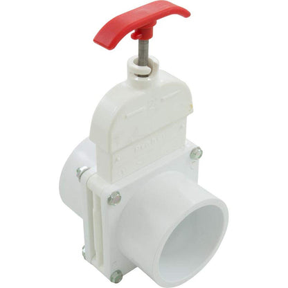 2" Socket x Socket White Knife Gate Valve