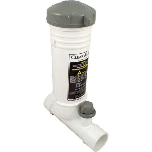 Waterway Plastics CLC012-W in-line 12 Tablet Feeder, White