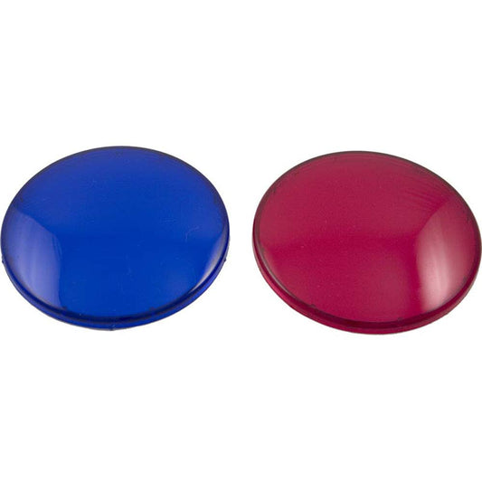 Waterway Plastics 806105106490 Red & Blue Light Lens Set