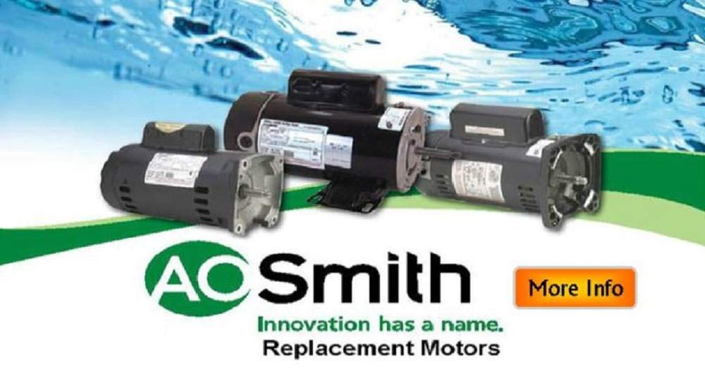 A.O. Smith Century B128 Full Rate 1 HP 3,450 RPM C-Face 1 Speed Pool Pump Motor