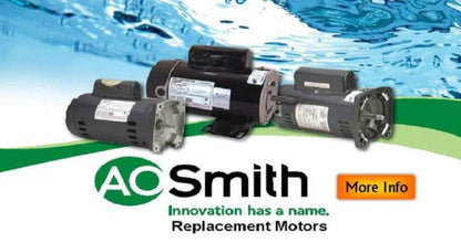 A.O. Smith Century B128 Full Rate 1 HP 3,450 RPM C-Face 1 Speed Pool Pump Motor