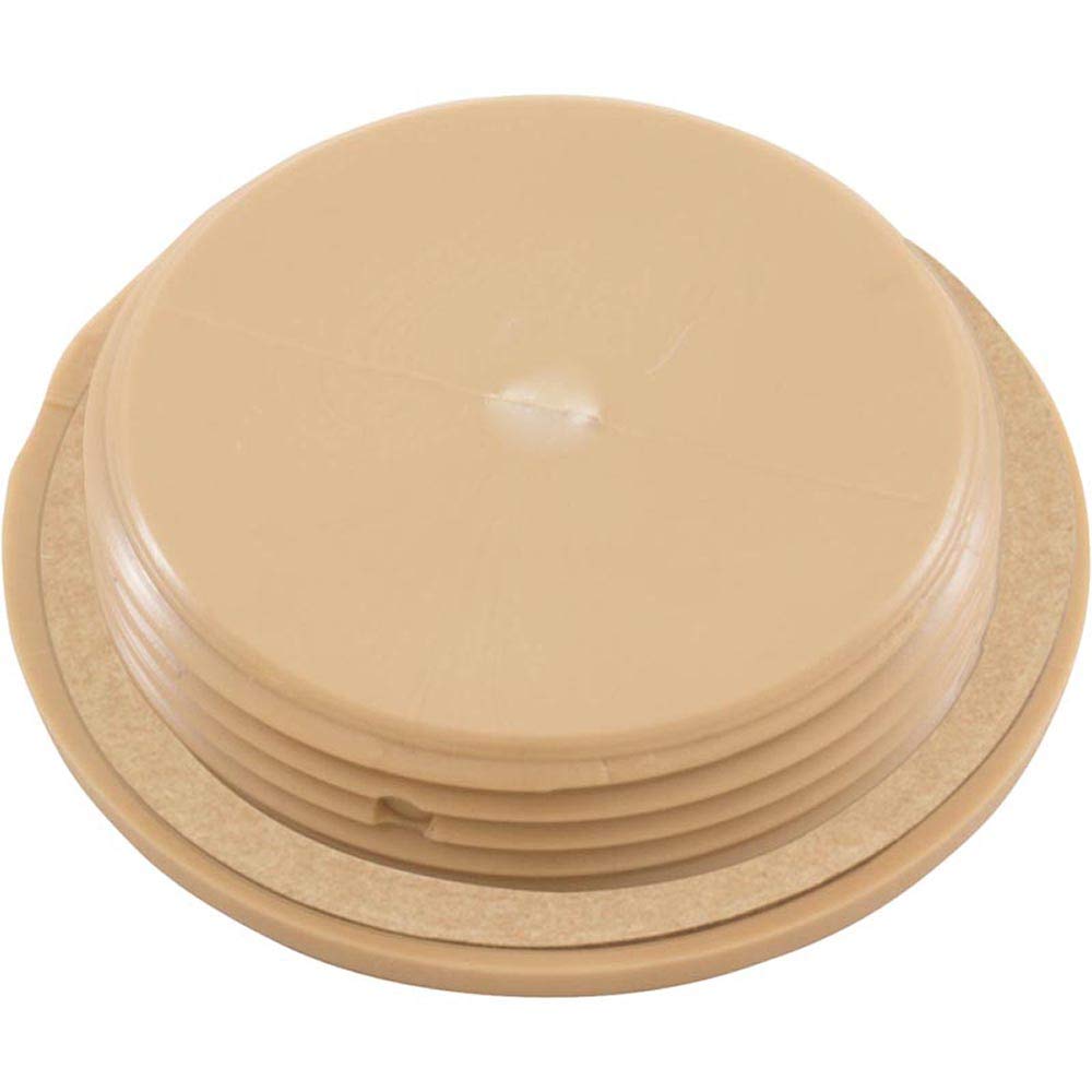 Custom Molded Products 1.5In Npt Flat Plug, Tan