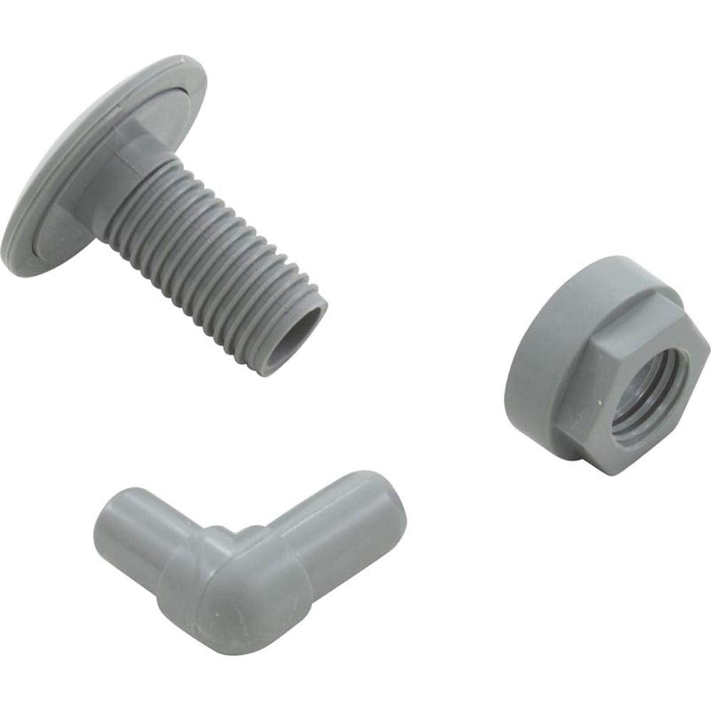 Custom Molded Products Econo Air Injctr (3/8In B 90-Deg; Gy)