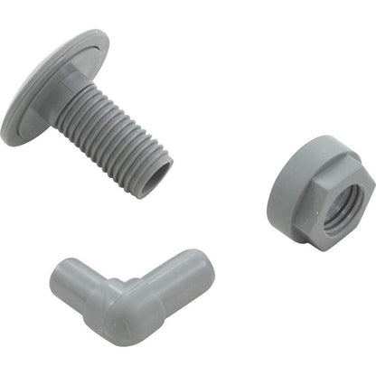 Custom Molded Products Econo Air Injctr (3/8In B 90-Deg; Gy)